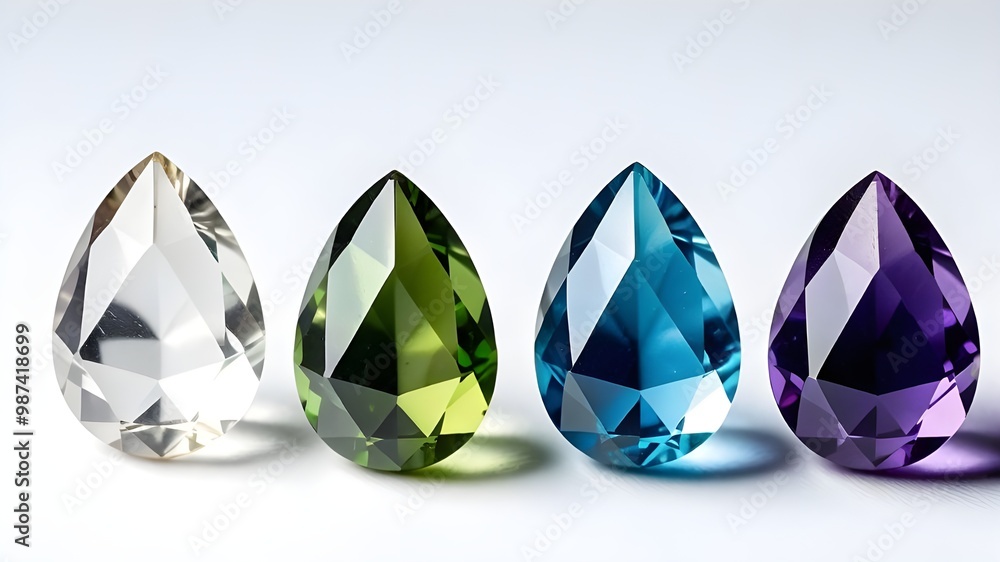 Fototapeta premium teardrop gem