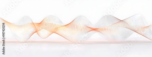 Light Wave Displaying Kerr Effect   Elegant Abstract Waveform Visualization