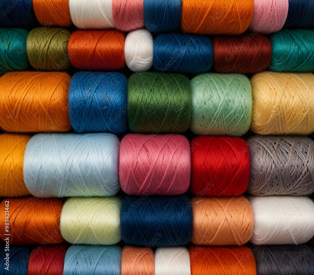 A variety of colorful yarn neatly arranged on white background. Each skein showcases different hues and textures, ready to be used for crafting projects or ... See More ai gegerate
A variety of colorful yarn neatly arranged on white background. Each skein showcases different hues and textures, ready to be used for crafting projects or ... See More ai gegerate