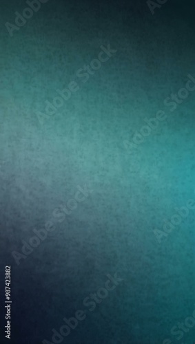 Smooth turquoise and blue gradient background.