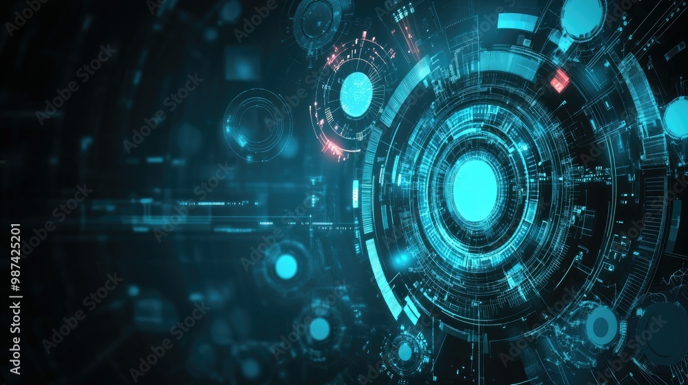 Concept for New Technology Corporate Business development background Concept for New Technology Corporate Business development background