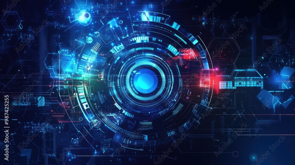 Concept for New Technology Corporate Business development background Concept for New Technology Corporate Business development background