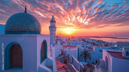 Tunis at Sunset