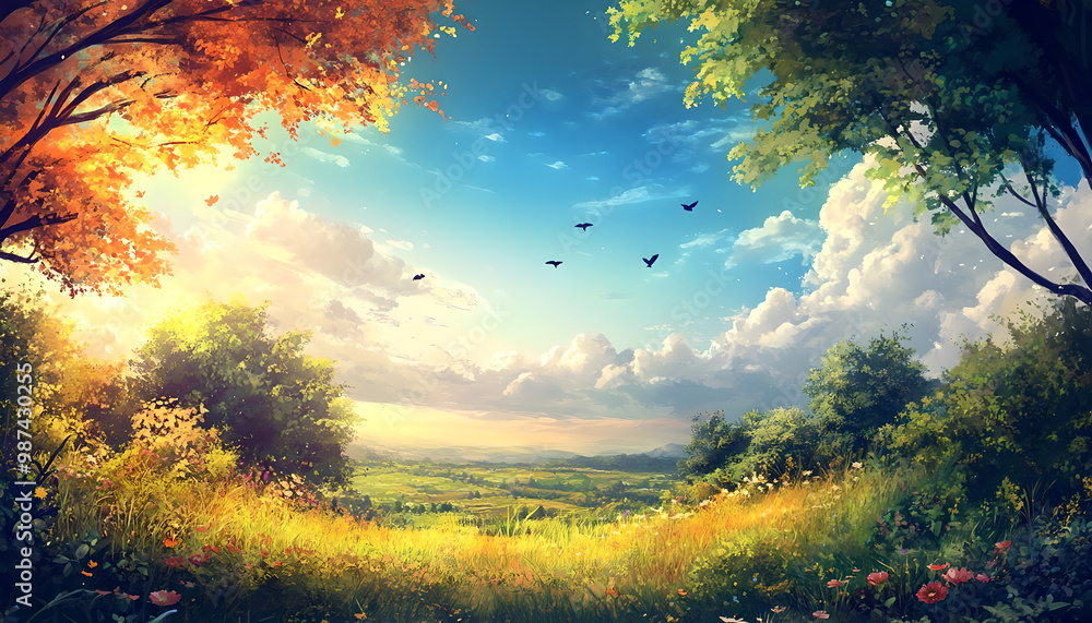 Stunning panorama Landscape Wallpaper with Ample Space for Text - Perfect for Custom Designs, photography, travel dreams Stunning panorama Landscape Wallpaper with Ample Space for Text - Perfect for Custom Designs, photography, travel dreams