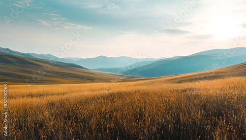 Stunning panorama Landscape Wallpaper with Ample Space for Text - Perfect for Custom Designs, photography, travel dreams