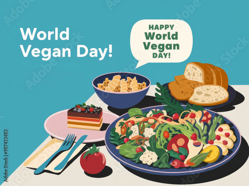 Celebrate world vegan day with a colorful feast of plant-based delights