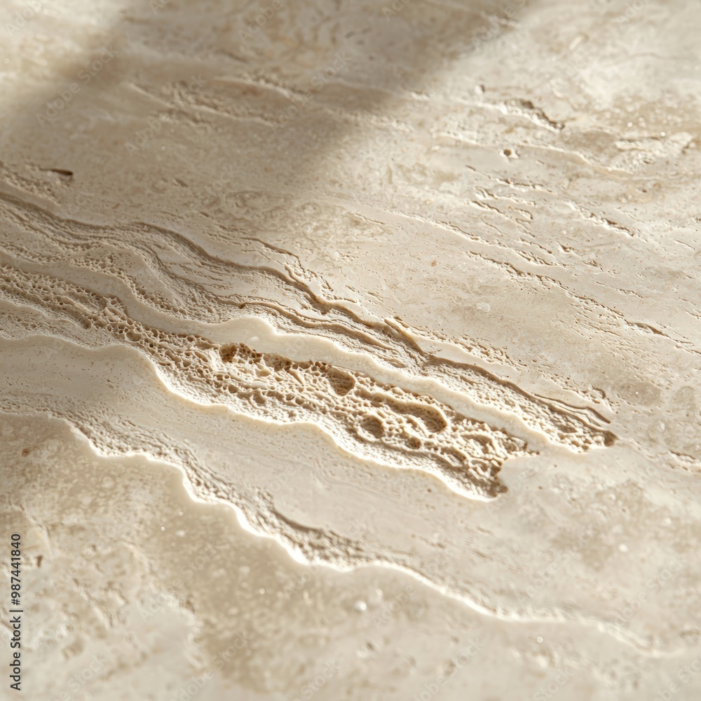 Obraz premium Beige marble texture