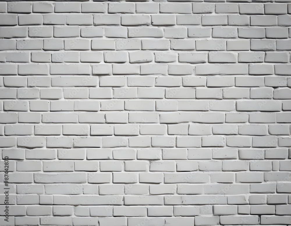 White brick wall close up. Construction, texture, pattern White brick wall close up. Construction, texture, pattern