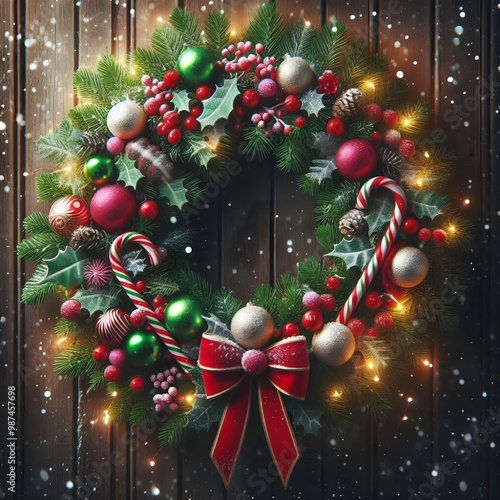 christmas tree with decorations