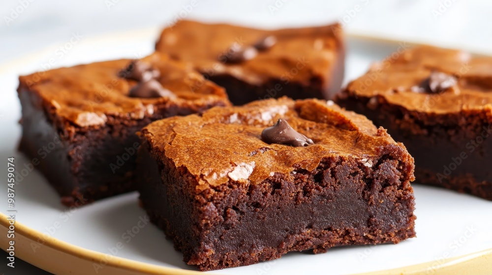 Rich and Vibrant Sweet Potato Brownies on a Gluten-Free Whole Grain Base Rich and Vibrant Sweet Potato Brownies on a Gluten-Free Whole Grain Base