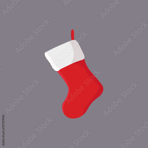 red christmas sock