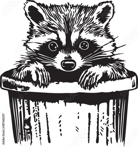 funny raccoon