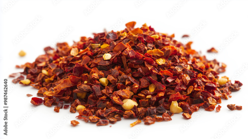 Spice Sensation: Dried Red Chili Peppers in Focus Spice Sensation: Dried Red Chili Peppers in Focus