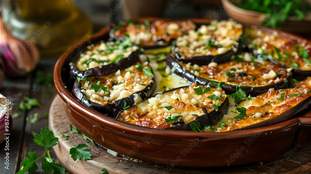 Baked Eggplant with Parmesan Cheese A Delicious Mediterranean Recipe Baked Eggplant with Parmesan Cheese A Delicious Mediterranean Recipe