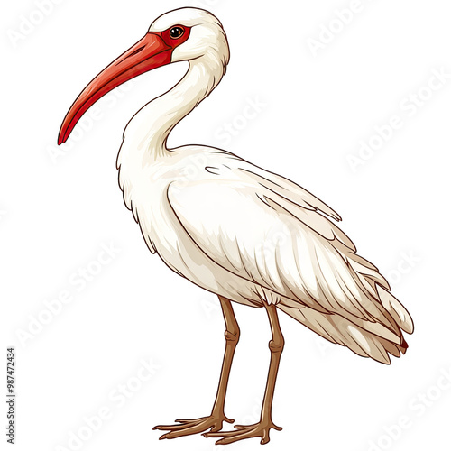 White Ibis transparent icon | Icon | Anime photo