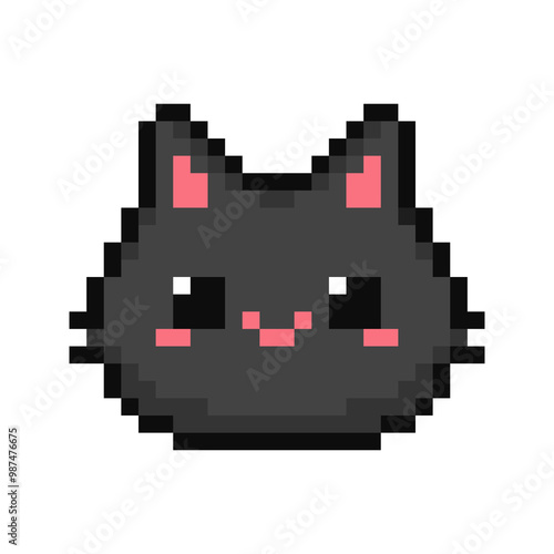Cat, Kitten Pixel Art