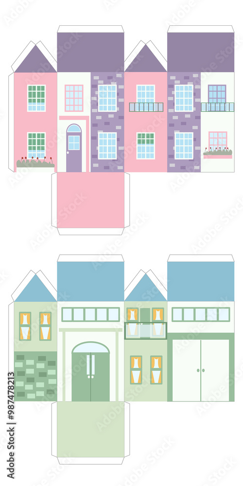 Paper craft house Paper craft house