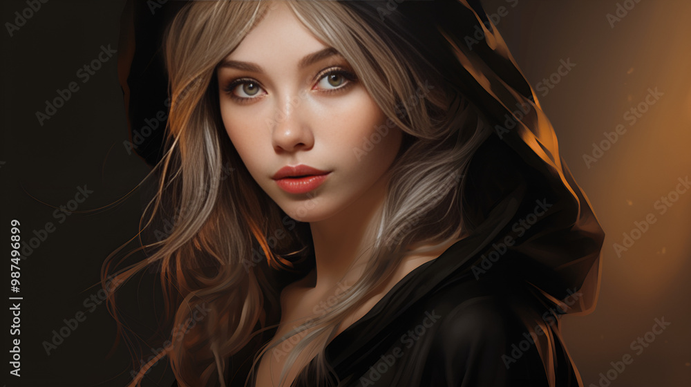 Naklejka premium portrait of a woman