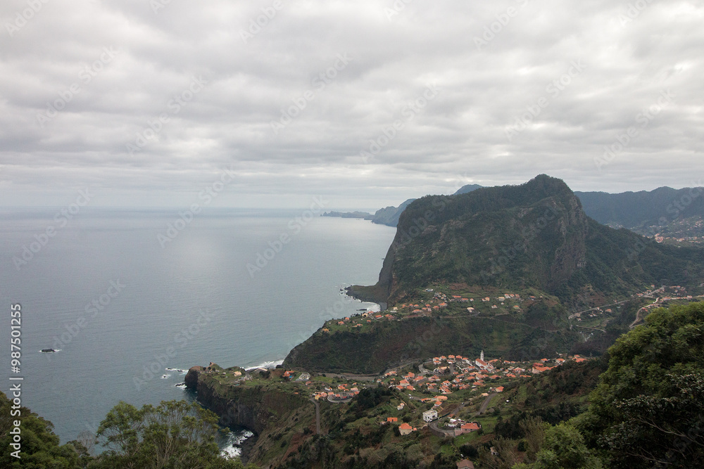 Panoramic view of the Atlantic Panoramic view of the Atlantic