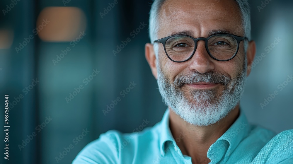 A confident man with a gentle smile and glasses. His demeanor reflects self-assuredness and a warm persona, creating a comforting presence in the frame. A confident man with a gentle smile and glasses. His demeanor reflects self-assuredness and a warm persona, creating a comforting presence in the frame.