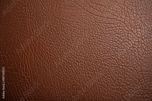 Processed collage of brown leather cloth surface texture. Background for banner, backdrop