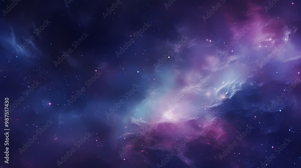 Nebula background illustration Nebula background illustration