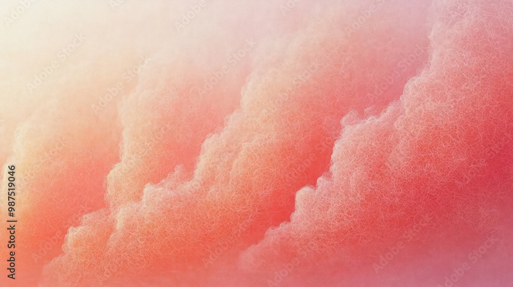 A soft, abstract depiction of pink and orange clouds creating a dreamy atmosphere. A soft, abstract depiction of pink and orange clouds creating a dreamy atmosphere.