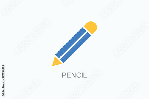 Free Download Pencil Vector Icon Or Logo Illustration - GFXLoad