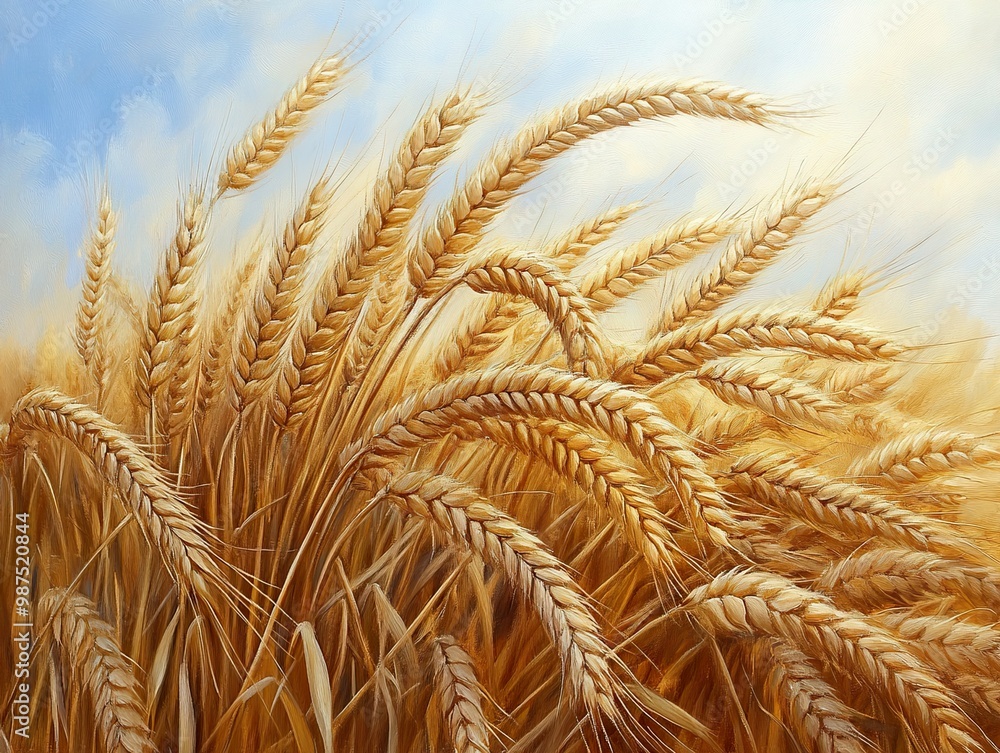Golden Wheat Field: A Harvest of Nature's Bounty Golden Wheat Field: A Harvest of Nature's Bounty