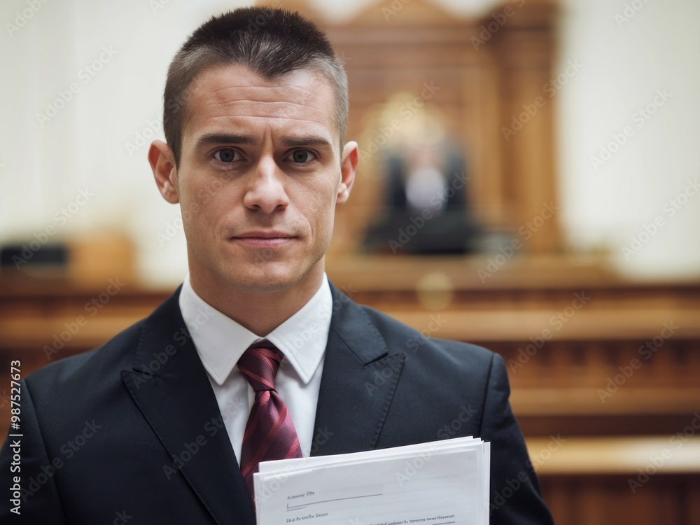 Lawyer holding documents. Young man in suit, holding legal documents, professional legal expert, attorney. Lawyer holding documents. Young man in suit, holding legal documents, professional legal expert, attorney.