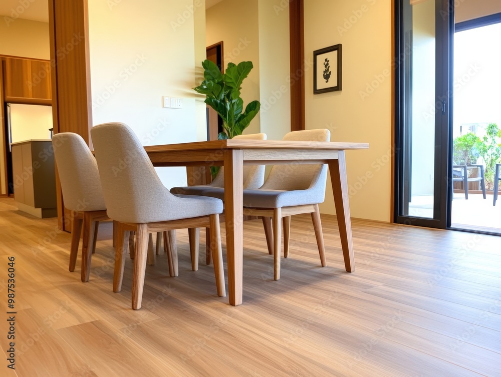 Fototapeta premium Vibrant red-eyed tree frog perched on a lush green leaf in a tropical rainforest setting