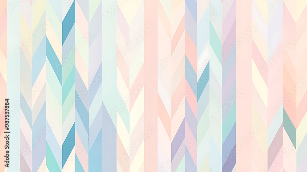 Soft Pastel Colored Arrow Pattern with Layered Visual Effect Soft Pastel Colored Arrow Pattern with Layered Visual Effect