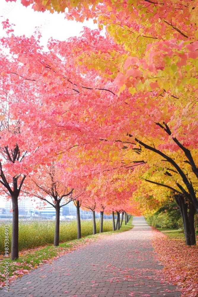 Naklejka premium Elegant model showcasing a chic off-white ensemble with a belt against a light background