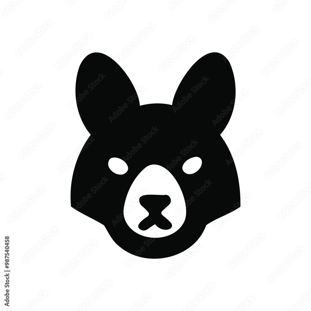 Vector file for Silhouette animal icon Vector file for Silhouette animal icon