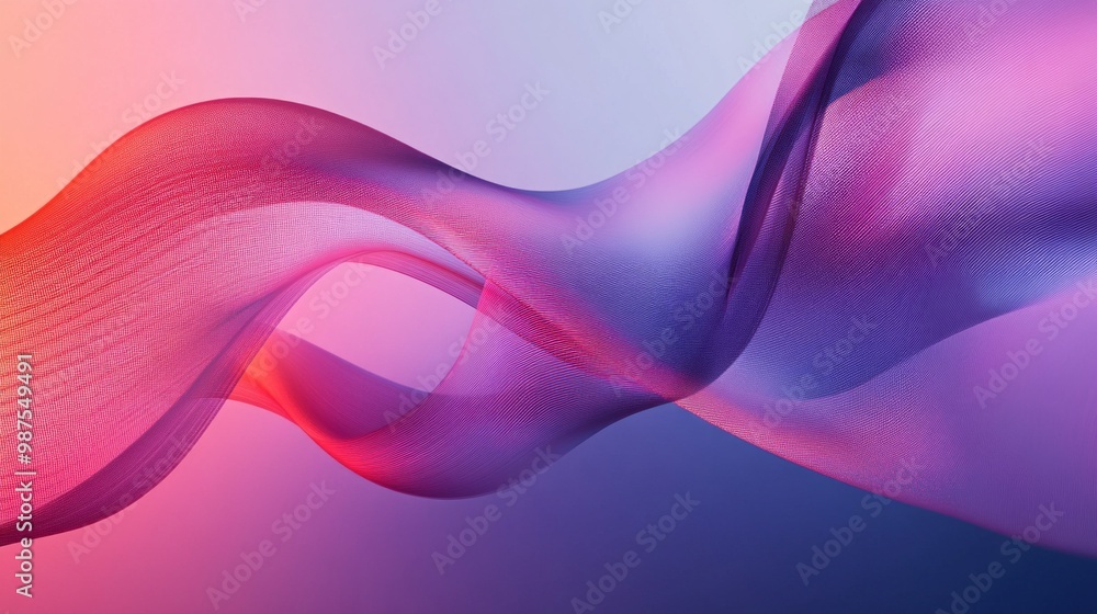 Fototapeta premium Abstract Exploration of Science and Technology, bold lines and shapes illustrate concepts, minimalistic backdrop enhances clarity and invites idea exploration.