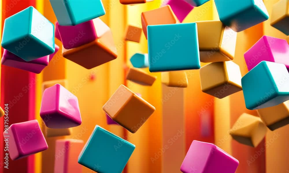 Abstract Colorful Geometric Shapes Abstract Colorful Geometric Shapes