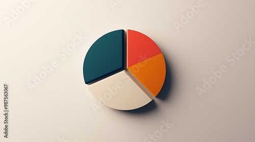 Minimalist Geometric Pie Chart Vector Graphic on Light Background Free Download Minimalist Geometric Pie Chart Vector Graphic on Light Background - GFXLoad