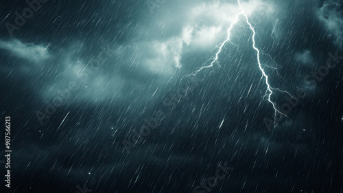 strom rain and thunder