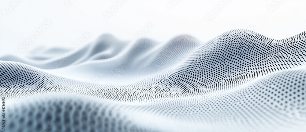 Abstract representation of waves or surfaces in a digital environment. Abstract representation of waves or surfaces in a digital environment.