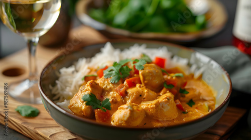 Chicken Curry with Rice A Flavorful and Aromatic Dish