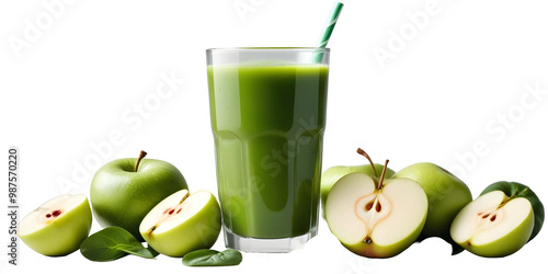 apple juice and fruits