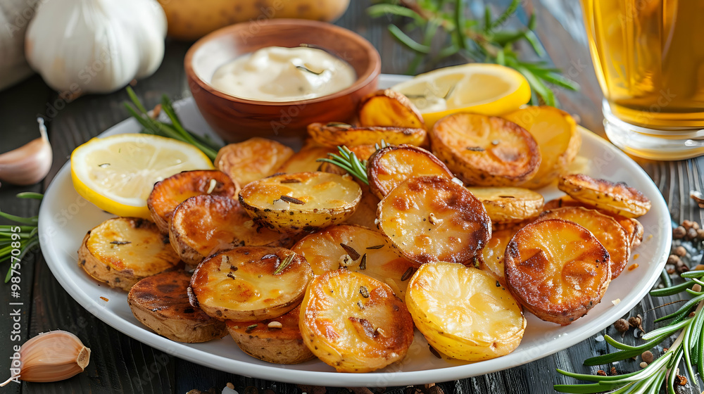 Crispy Roasted Potatoes with Garlic Rosemary and Lemon Crispy Roasted Potatoes with Garlic Rosemary and Lemon
