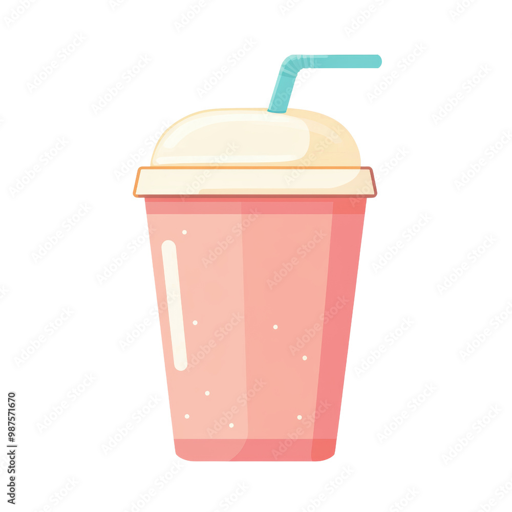 Colorful smoothie cup with straw, white isolate background, transparent background. Colorful smoothie cup with straw, white isolate background, transparent background.