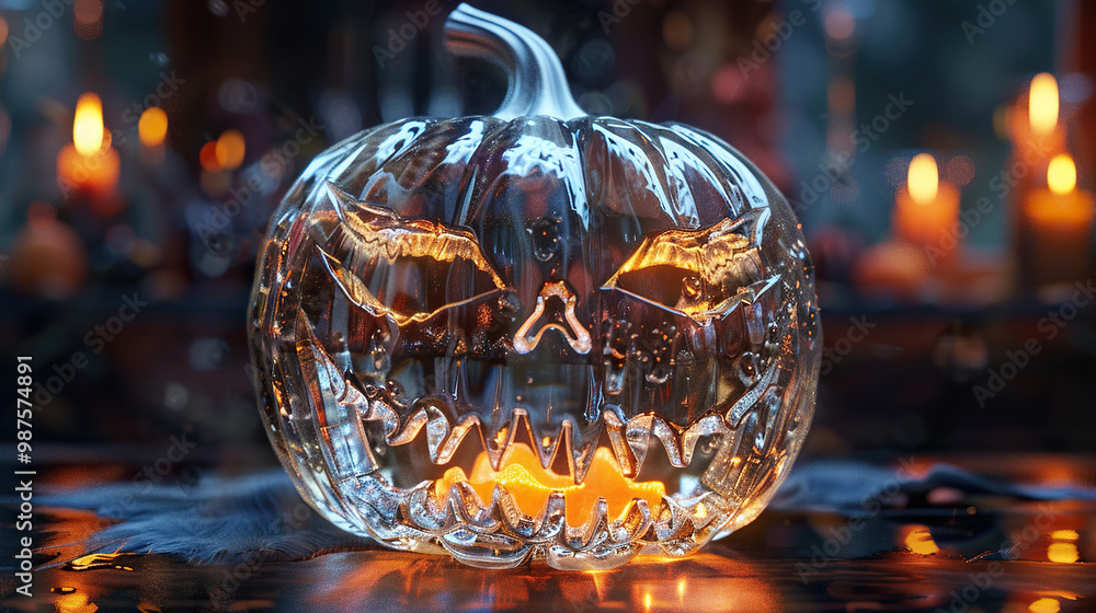 crystal pumpkin - halloween autumn theme
crystal pumpkin - halloween autumn theme