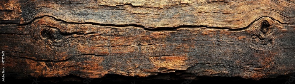 Close-up view of an aged wooden surface with deep textures and rich colors, showcasing the beauty of natural wood grain patterns. Close-up view of an aged wooden surface with deep textures and rich colors, showcasing the beauty of natural wood grain patterns.