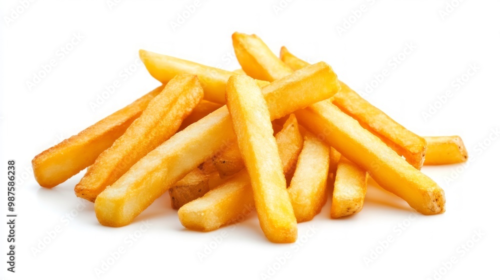 tasty French fries isolated on white background tasty French fries isolated on white background