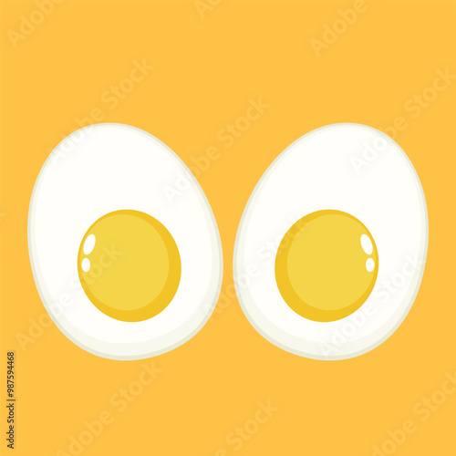 Cartoon salted egg yolk dripping, vector illustration and design. Egg yolk vector.