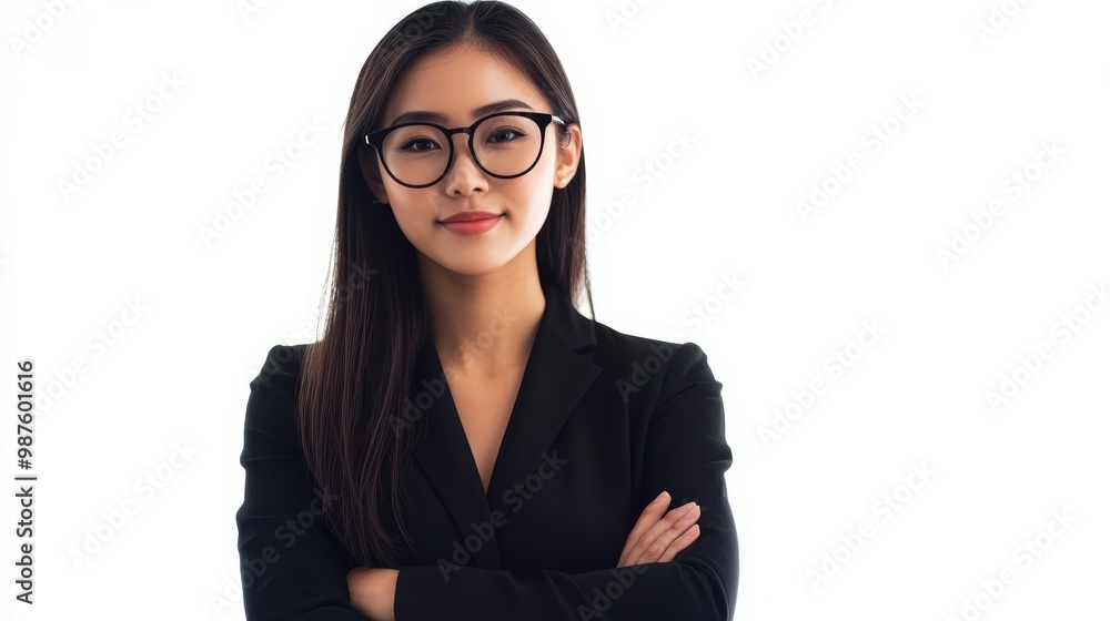 Confident Businesswoman Portrait with Arms Crossed Confident Businesswoman Portrait with Arms Crossed