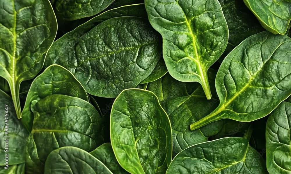 fresh green spinach leaves on a white wooden table. healthy food concept. fresh green spinach leaves on a white wooden table. healthy food concept.