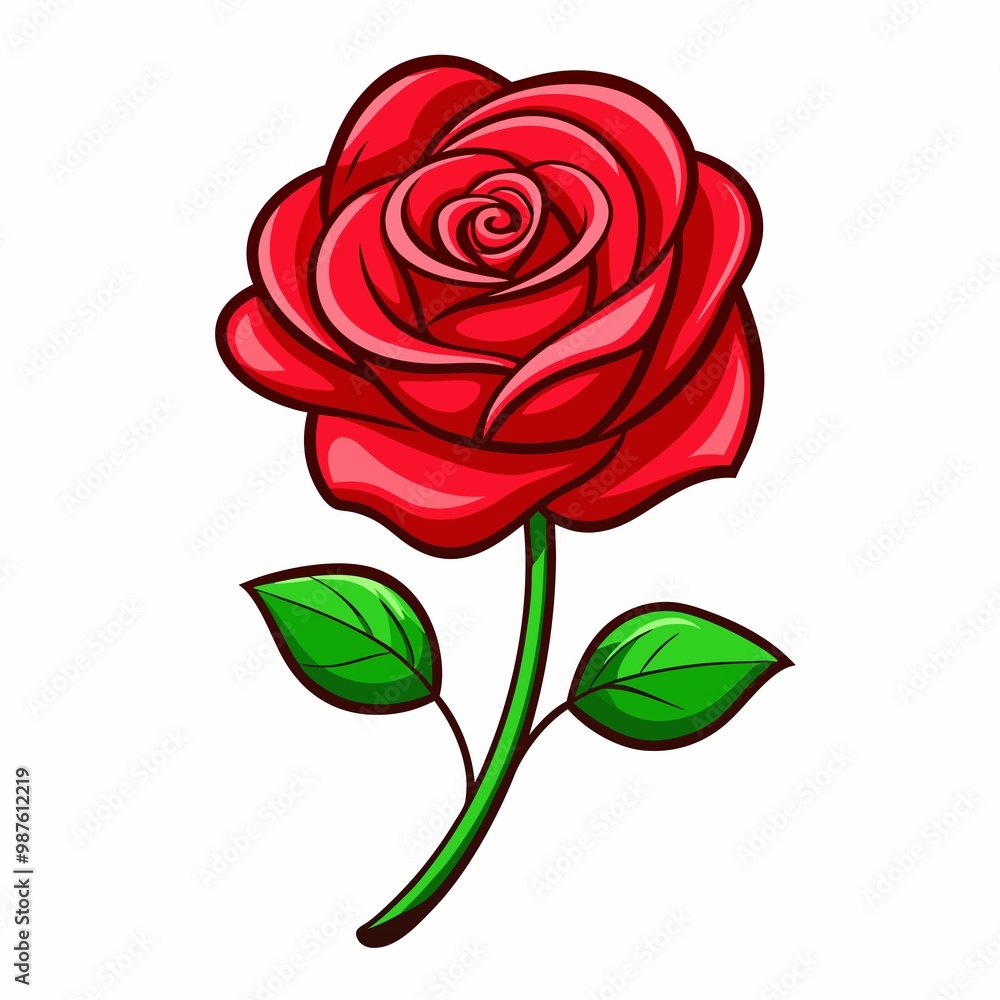 red rose isolated on white red rose isolated on white